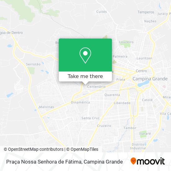 Praça Nossa Senhora de Fátima map