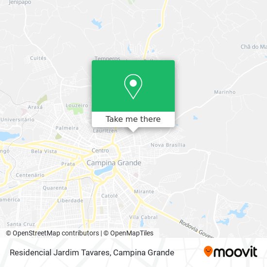 Residencial Jardim Tavares map