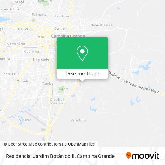 Mapa Residencial Jardim Botânico II