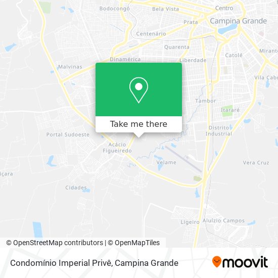 Condomínio Imperial Privê map
