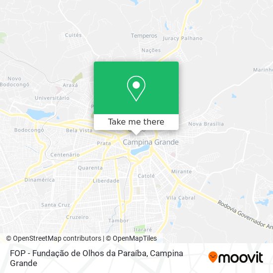 Mapa FOP - Fundação de Olhos da Paraíba