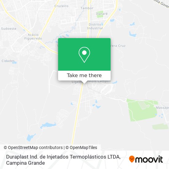 Mapa Duraplast Ind. de Injetados Termoplásticos LTDA