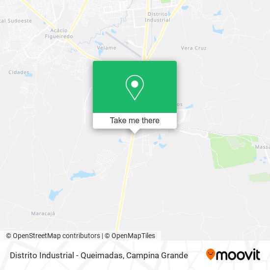 Distrito Industrial - Queimadas map