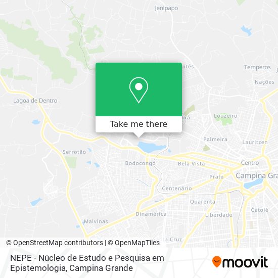 NEPE - Núcleo de Estudo e Pesquisa em Epistemologia map