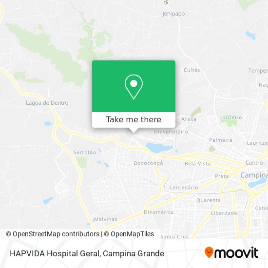 Mapa HAPVIDA Hospital Geral