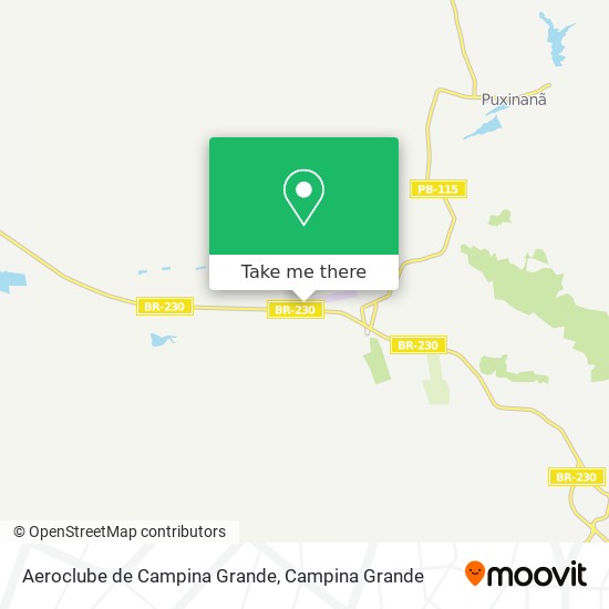 Aeroclube de Campina Grande map