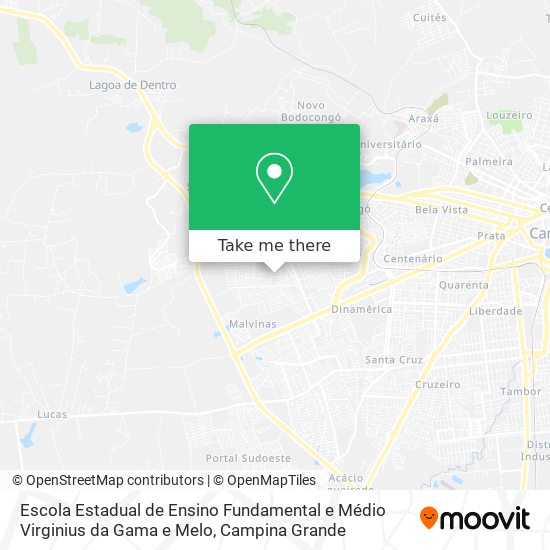 Escola Estadual de Ensino Fundamental e Médio Virginius da Gama e Melo map