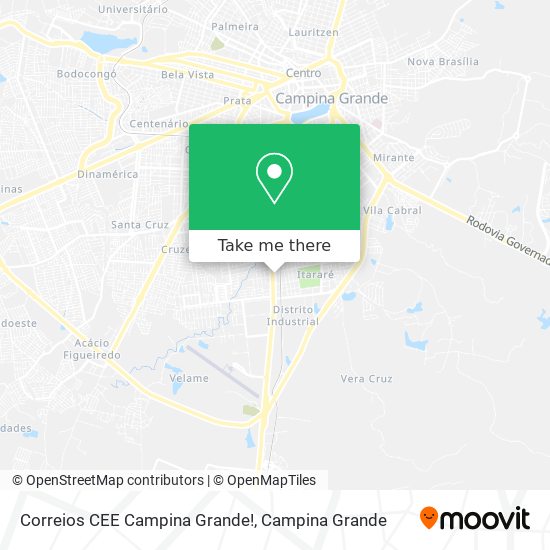 Correios CEE Campina Grande! map