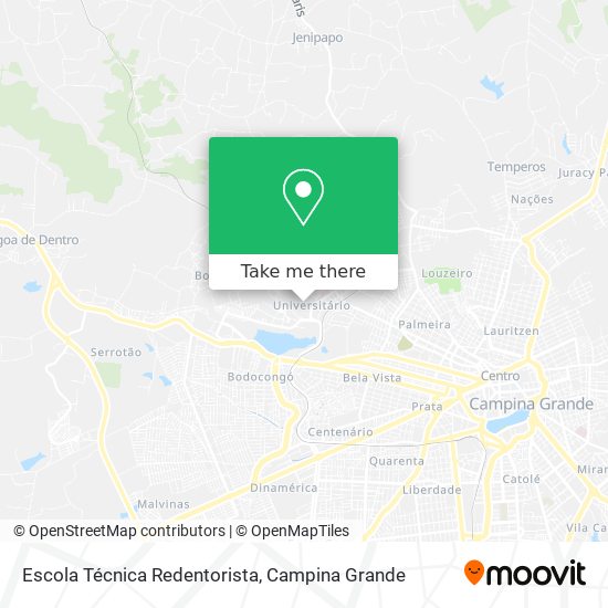 Mapa Escola Técnica Redentorista