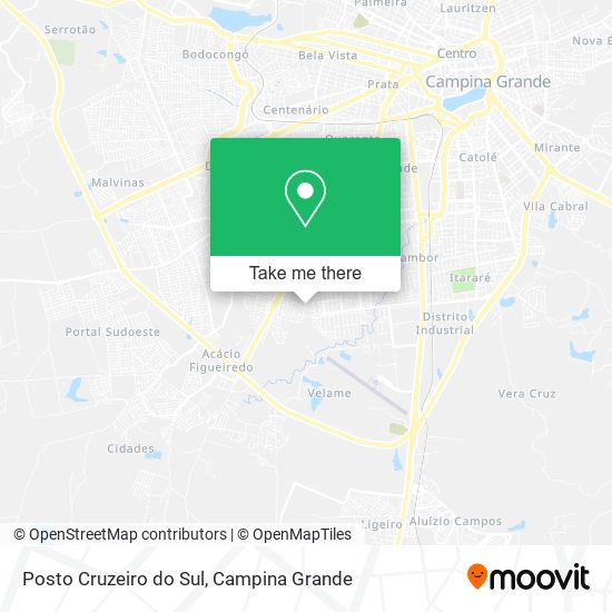 Posto Cruzeiro do Sul map