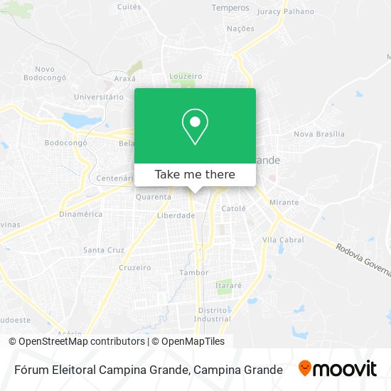 Fórum Eleitoral Campina Grande map