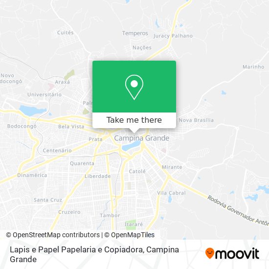 Lapis e Papel Papelaria e Copiadora map