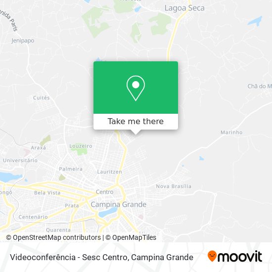 Videoconferência - Sesc Centro map
