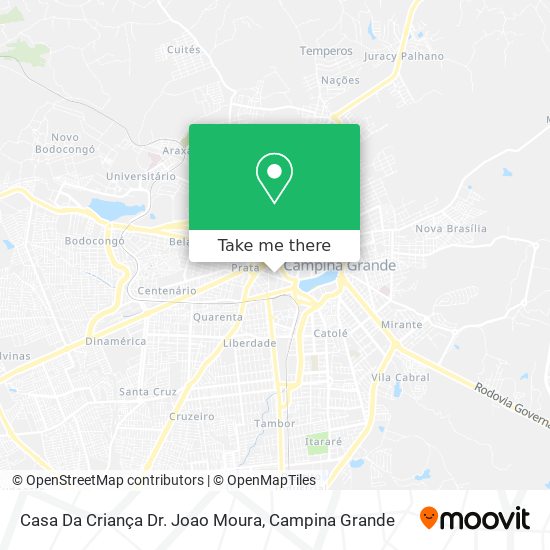 Casa Da Criança Dr. Joao Moura map