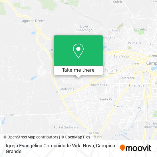 Igreja Evangélica Comunidade Vida Nova map