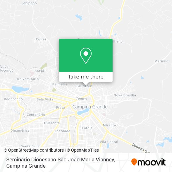 Seminário Diocesano São João Maria Vianney map