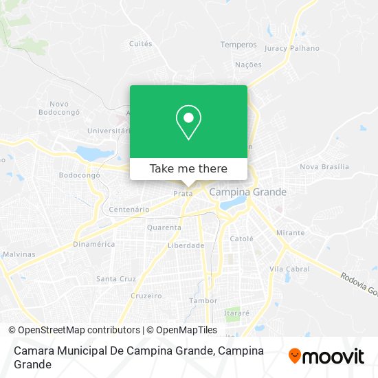 Mapa Camara Municipal De Campina Grande