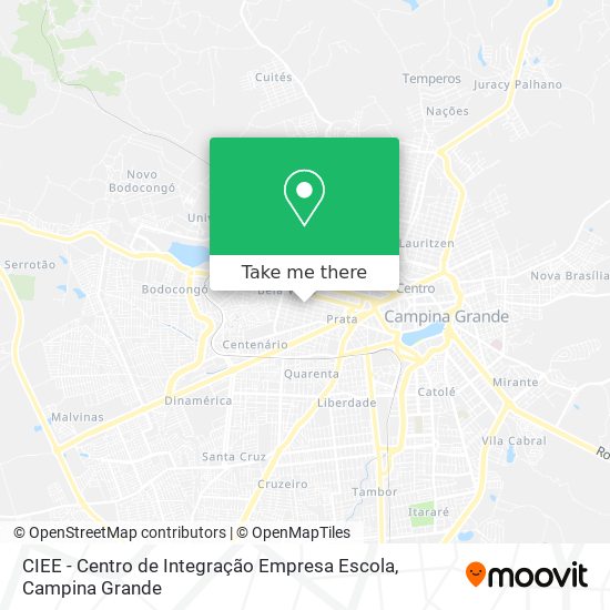 CIEE - Centro de Integração Empresa Escola map