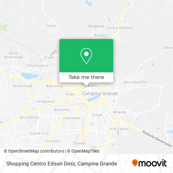 Mapa Shopping Centro Edson Diniz