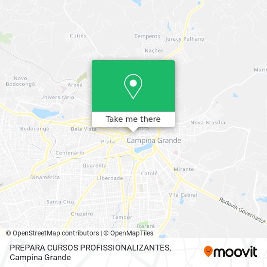 PREPARA CURSOS PROFISSIONALIZANTES map