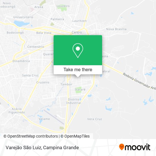 Varejão São Luiz map