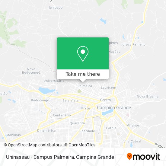 Uninassau - Campus Palmeira map