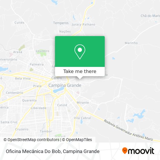 Oficina Mecânica Do Bob map