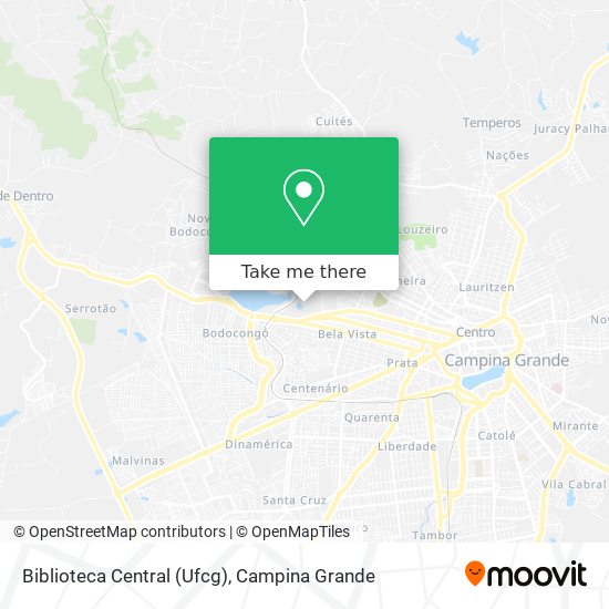 Biblioteca Central (Ufcg) map