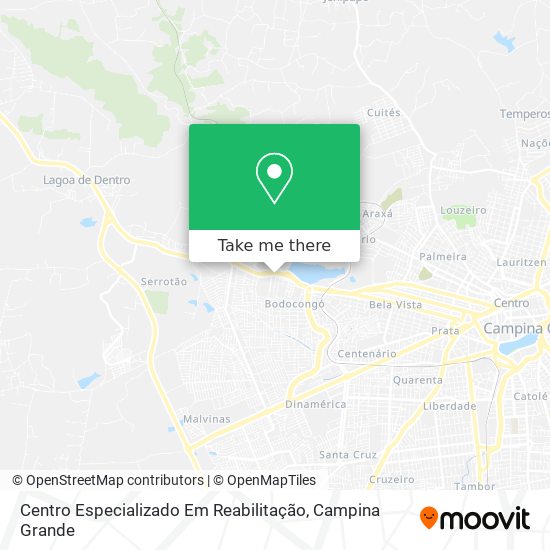 Centro Especializado Em Reabilitação map
