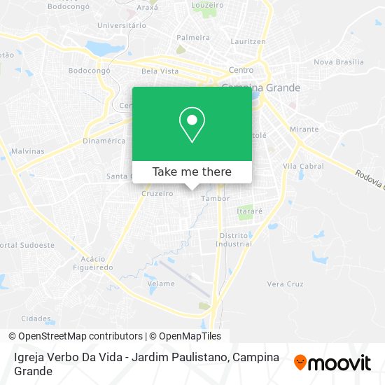 Igreja Verbo Da Vida - Jardim Paulistano map