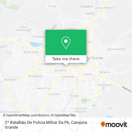 2º Batalhão De Policia Militar Da Pb map