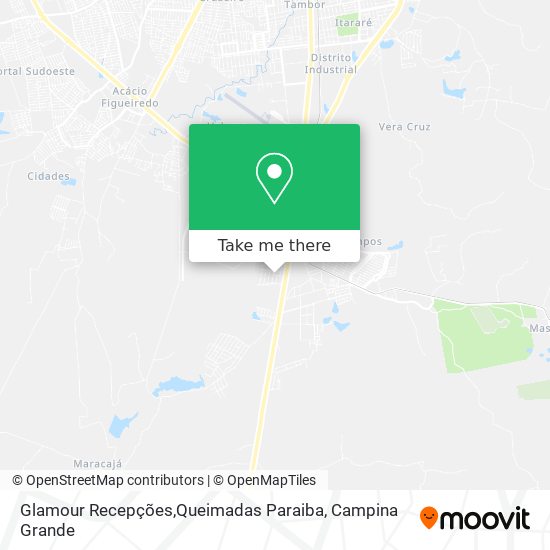 Glamour Recepções,Queimadas Paraiba map
