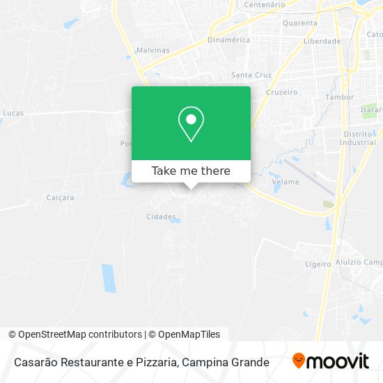 Casarão Restaurante e Pizzaria map