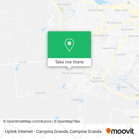 Uplink Internet - Campina Grande map