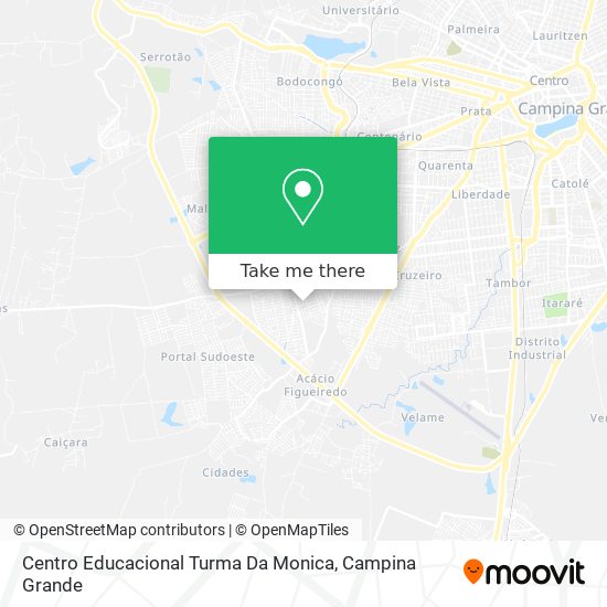 Mapa Centro Educacional Turma Da Monica