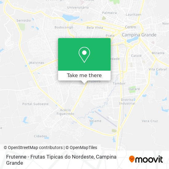 Frutenne - Frutas Tipicas do Nordeste map