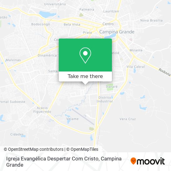 Igreja Evangélica Despertar Com Cristo map