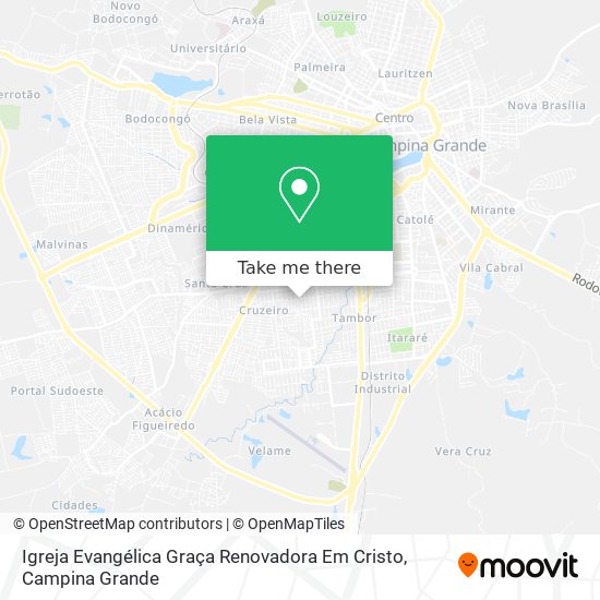 Igreja Evangélica Graça Renovadora Em Cristo map