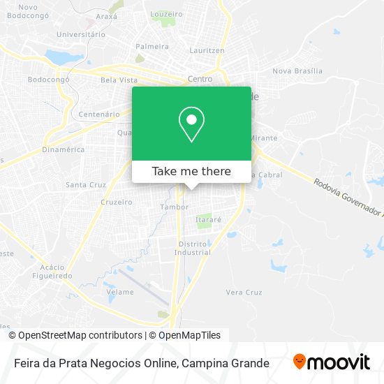 Mapa Feira da Prata Negocios Online