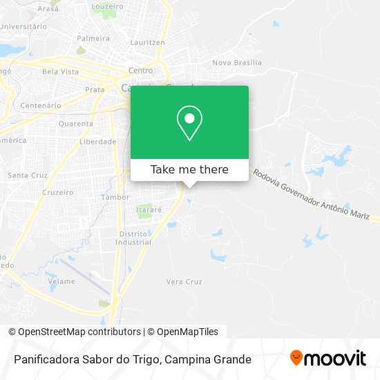 Panificadora Sabor do Trigo map