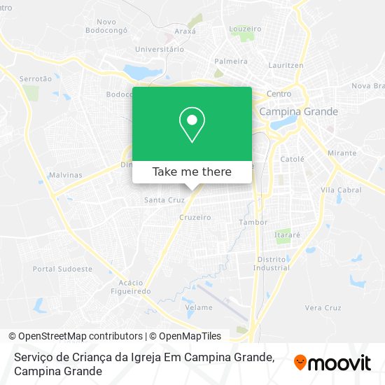Serviço de Criança da Igreja Em Campina Grande map