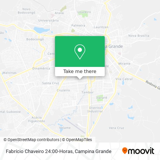 Fabrício Chaveiro 24:00-Horas map