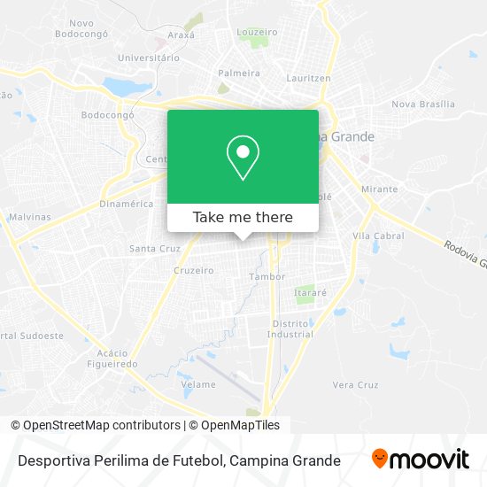 Desportiva Perilima de Futebol map