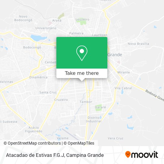 Atacadao de Estivas F.G.J map