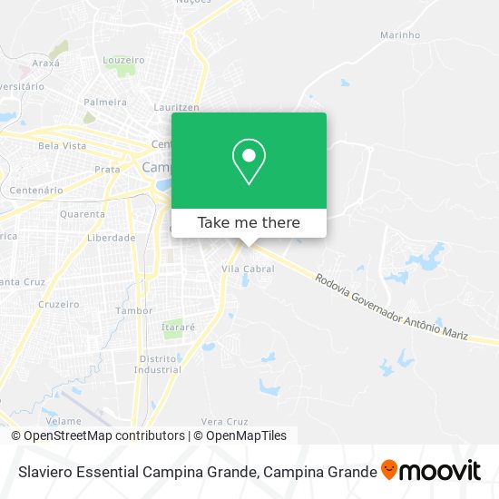 Slaviero Essential Campina Grande map