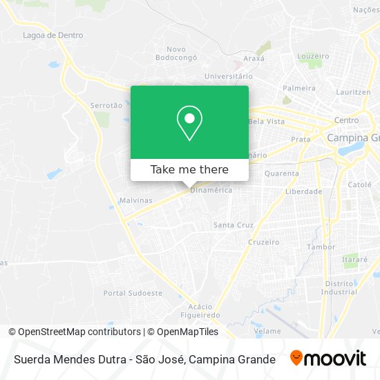 Suerda Mendes Dutra - São José map
