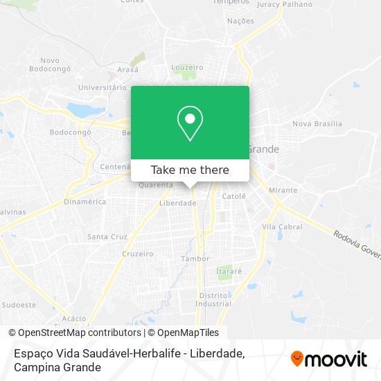 Espaço Vida Saudável-Herbalife - Liberdade map