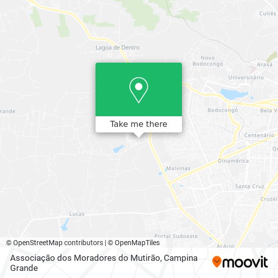 Associação dos Moradores do Mutirão map
