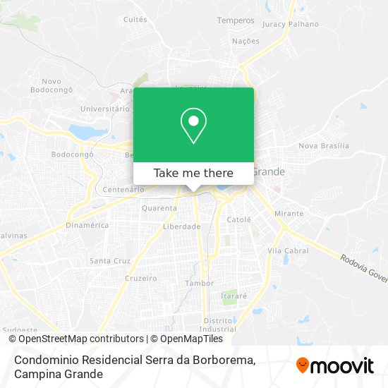 Condominio Residencial Serra da Borborema map