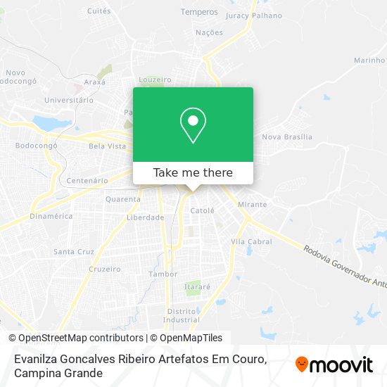 Evanilza Goncalves Ribeiro Artefatos Em Couro map